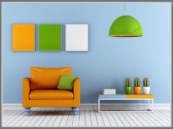 Paduan Warna Di Ruang Tamu